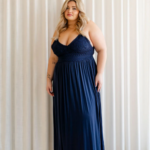 ROSE MATERNITÉ | Robe longue ADÉLAÏDE - marine