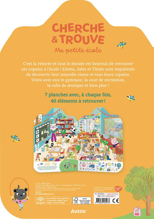 AUZOU | Cherche et Trouve - Ma petite école