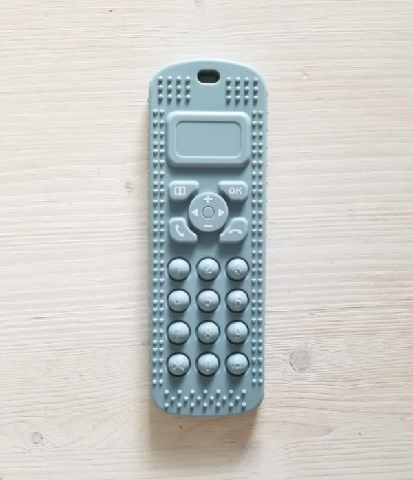 CRÉATION JADE | Manette Pop it en Silicone - Bleu sauge