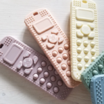 CRÉATION JADE | Manette Pop it en Silicone - Bleu sauge