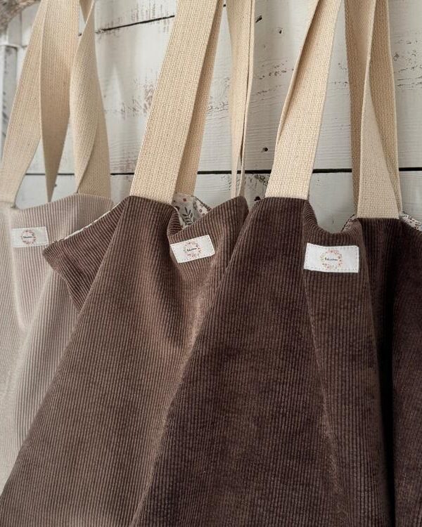 BALUCHON | Sac Cabas en Corduroy - Cacao