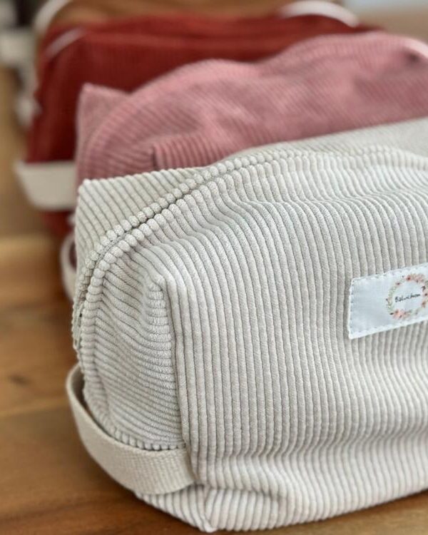 BALUCHON | Sac à Cosmétique Format Moyen - Beige
