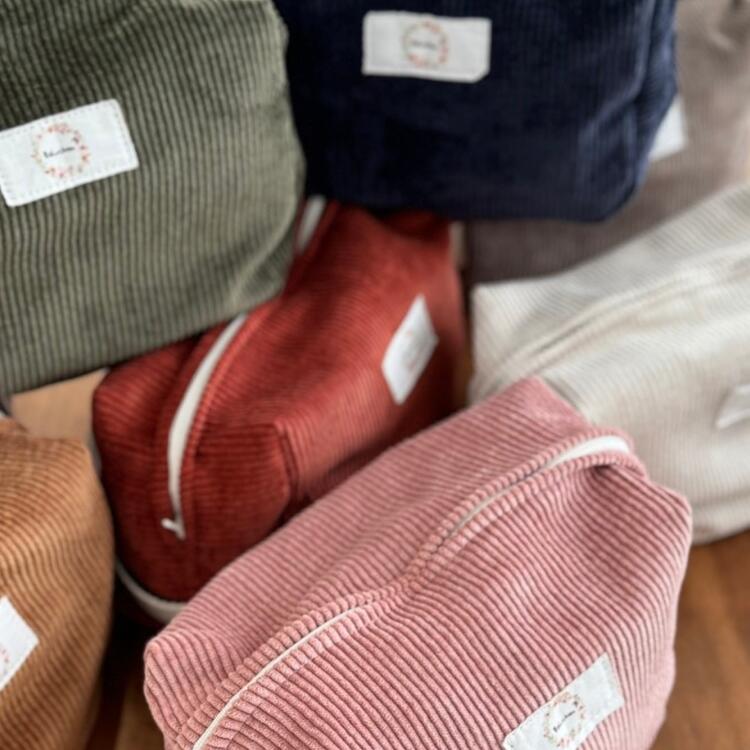 BALUCHON | Sac à Cosmétique Format Moyen - Beige