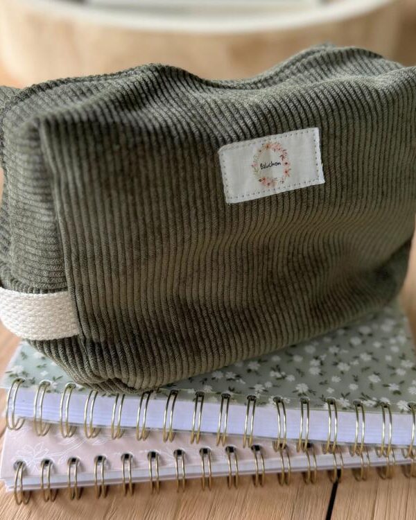 BALUCHON | Sac à Cosmétique Format Moyen - Kaki
