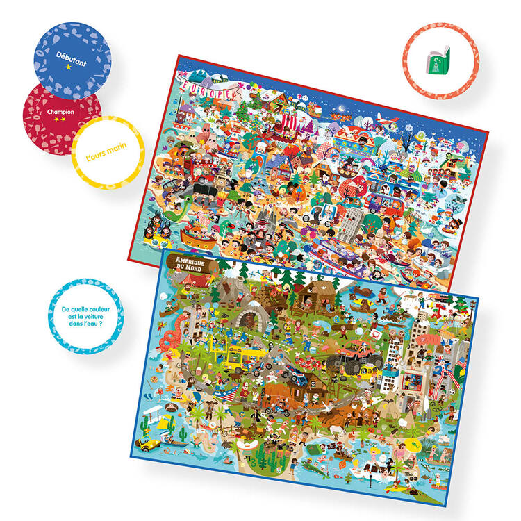 AUZOU | Mon Jeu de Cherche et Trouve Géant - Autour du monde