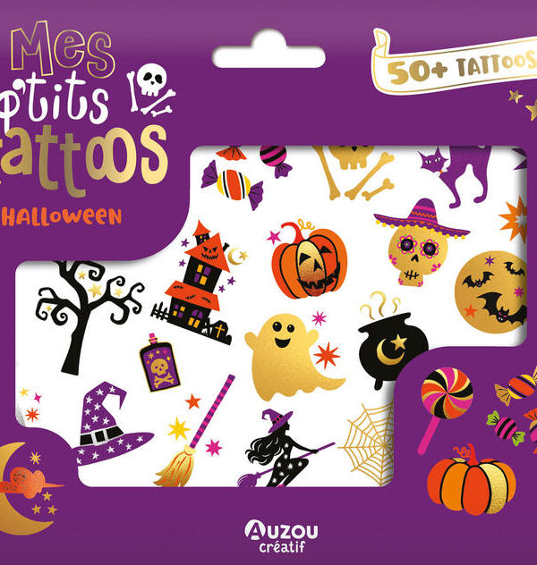 AUZOU | P'tits tattoos - Halloween