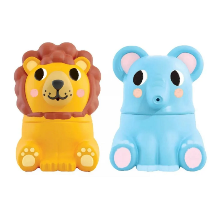 AUZOU | Mon Premier Livre de Bain avec 2 jouets - Dans la savane