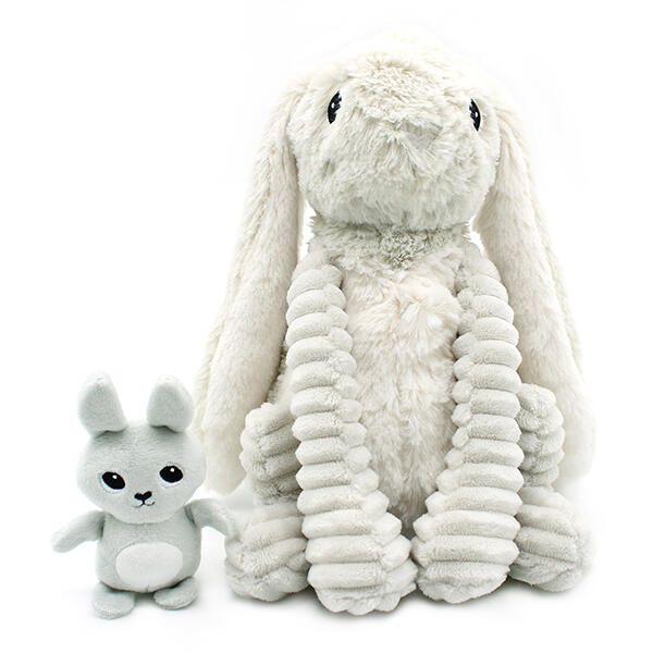 LES DÉGLINGOS | Les Ptipotos - Maman et bébé, Toudou le lapin - Gris clair