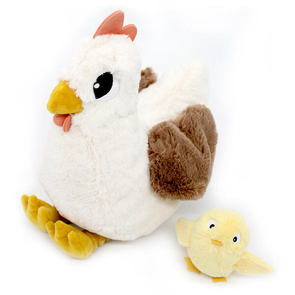 LES DÉGLINGOS | Les Ptipotos - Maman et bébé, Pioupiou la poule - Blanche