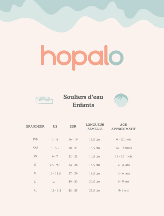 HOPALO | Soulier d'Eau - Gris