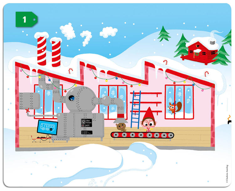 AUZOU | 200 autocollants Noël