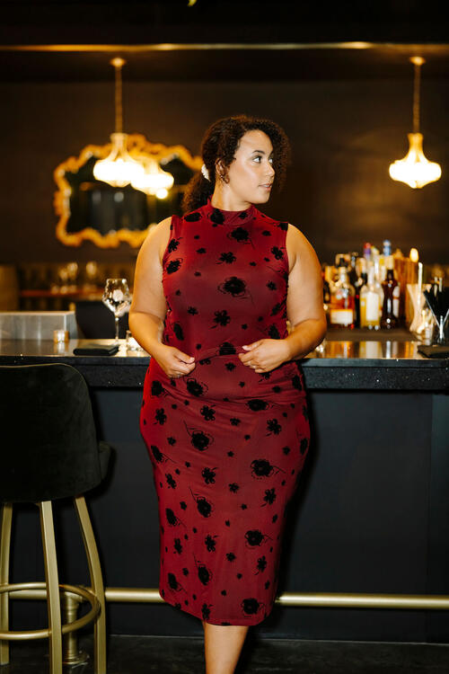 ROSE MATERNITÉ | Top Tara - Grenat