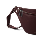 LAMBERT | Le Sarah - Sac banane en cuir vegan - Mahogany