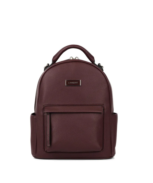 LAMBERT | Le Maude - Sac à dos 3-en-1 en cuir vegan - Mahogany