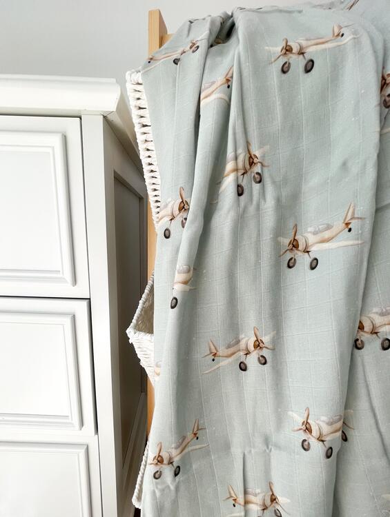 CRÉATION JADE | Mousseline de Bambou & Coton - Aviateur *Imparfait*
