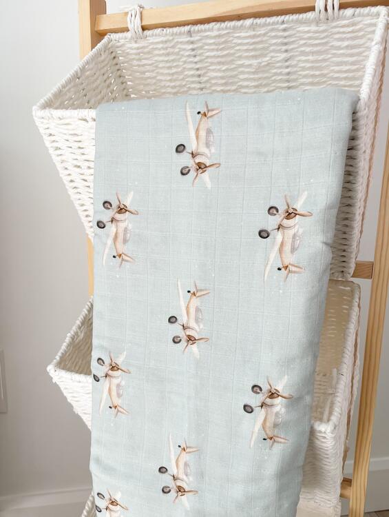 CRÉATION JADE | Mousseline de Bambou & Coton - Aviateur *Imparfait*