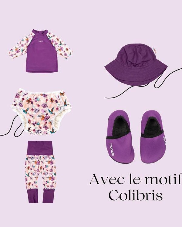 HOPALO | Pantalon maillot UV50+ - Colibris