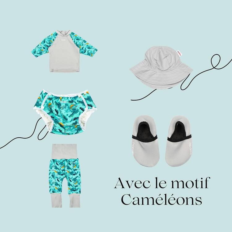 HOPALO | Pantalon maillot UV50+ - Caméléons