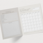 MIMOSA DESIGN | Carte de souhaits pour shower grand format - Tendresse