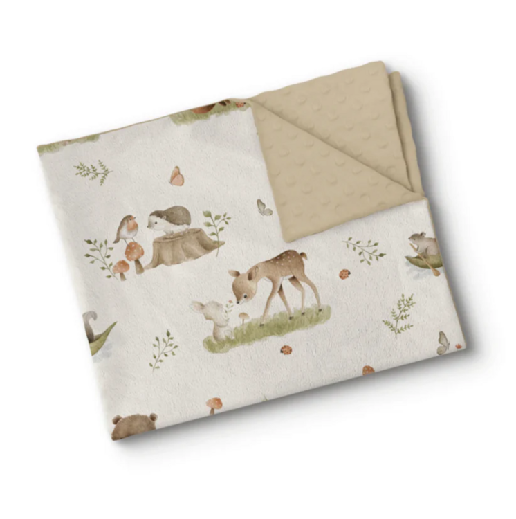 OLEOOPS | Couverture Minky - Bambis