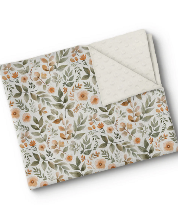 OLEOOPS | Couverture Minky - Feuillage d'automne