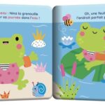 AUZOU | Mon Premier Livre de Bain avec 1 jouet - Nina la grenouille