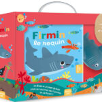 AUZOU | Mon Premier Livre de Bain avec 1 jouet - Firmin le requin