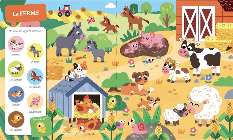 AUZOU | Cherche et Trouve des Tout-Petits - Les bébés animaux