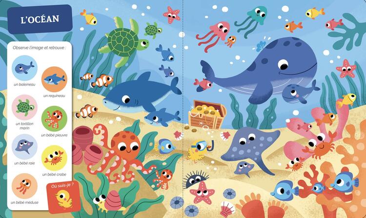 AUZOU | Cherche et Trouve des Tout-Petits - Les bébés animaux