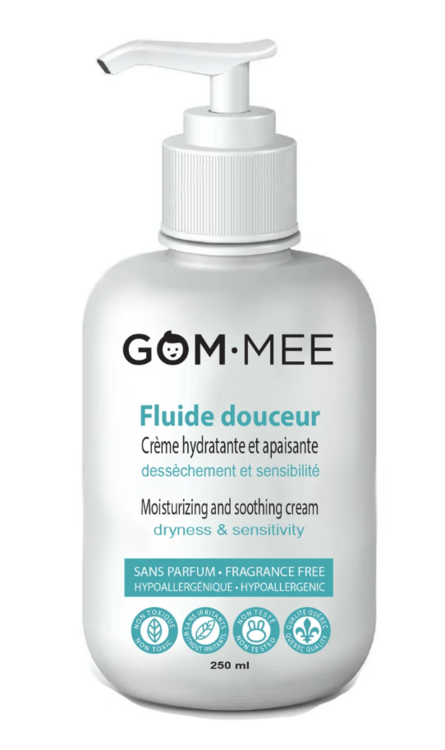 GOM-MEE | Crème Hydratante, Hypoallergénique, Eczéma et Peau Sensible - 250ml