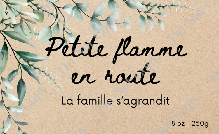 BEBE MEGHAN | Bougie de Cire de Soja - Naissance #9 - 8 oz