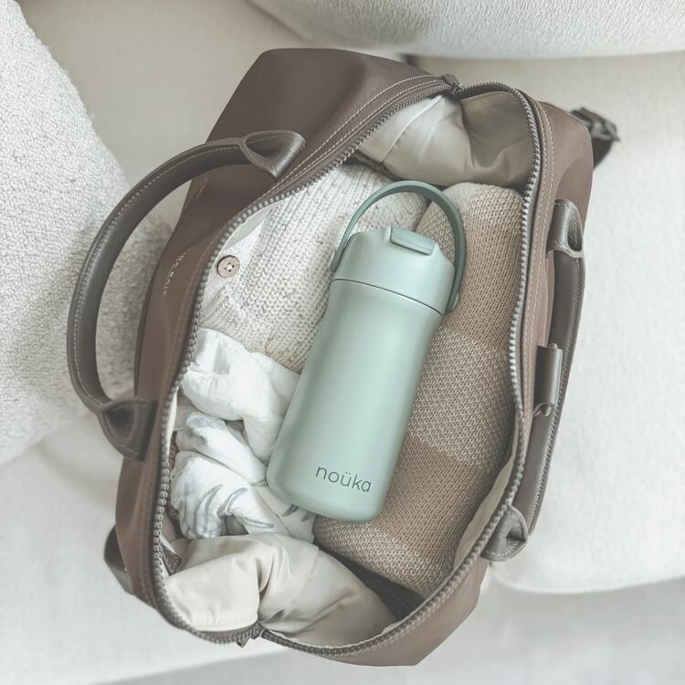 NOÜKA | Bouteille en Acier Inoxydable 12 oz - Sauge