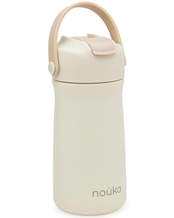 NOÜKA | Bouteille en Acier Inoxydable 12 oz - Ivoire