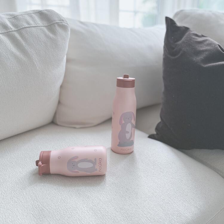 NOÜKA | Bouteille en Acier Inoxydable 10 oz - Lapin