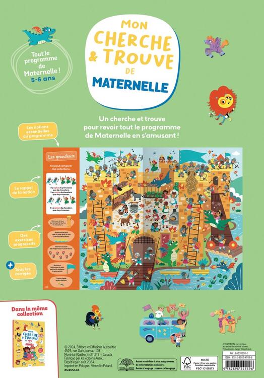 AUZOU | Mon Cherche et Trouve - De maternelle