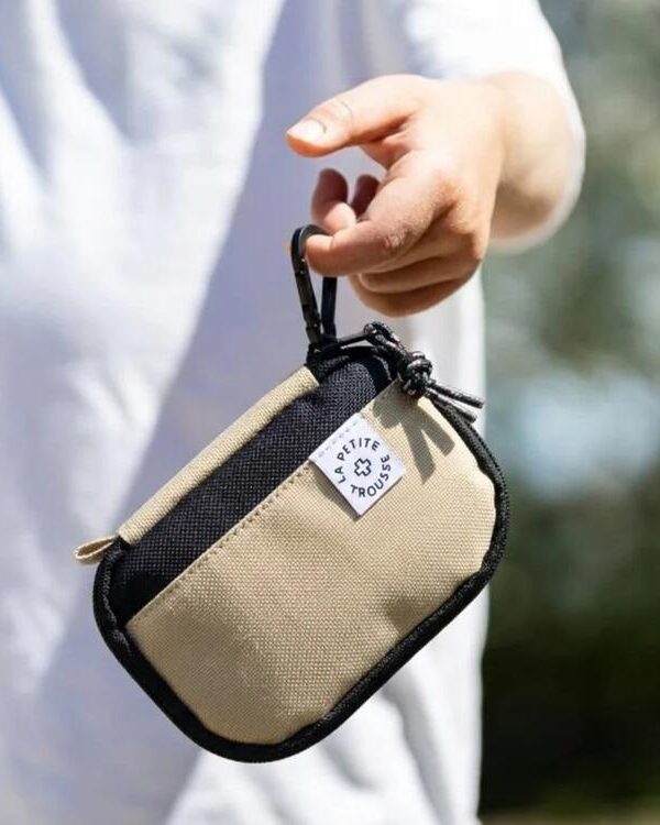 LA PETITE TROUSSE | Trousse MICRO - Noir et beige