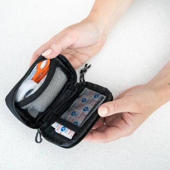 LA PETITE TROUSSE | Trousse MICRO - Noir et beige