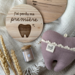 FAIRY & CO | Pastille en Bois "J'ai Perdu ma Première Dent"