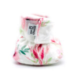 BEBE Ô CHAUD | Pantoufles à Velcro - Floral rose (6-9 mois)