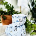 BEBE Ô CHAUD | Pantoufles à Velcro - Mouette (3-6 mois)