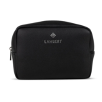 LAMBERT | La Zoe - Trousse en cuir vegan - Noir