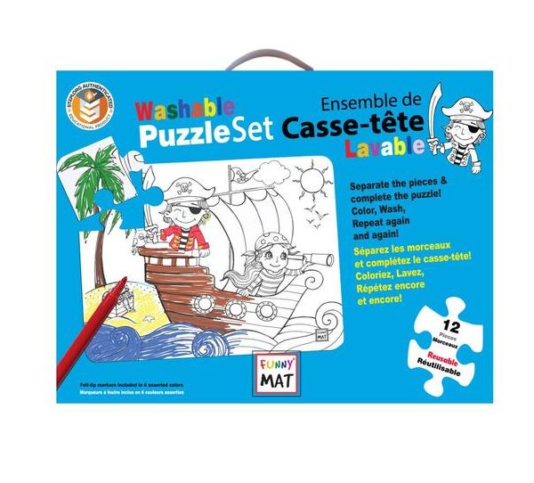 FUNNY MAT | Casse-Tête à Colorier - Pirate