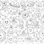 PICO TATOO | Affiche Géante à Colorier - L'espace