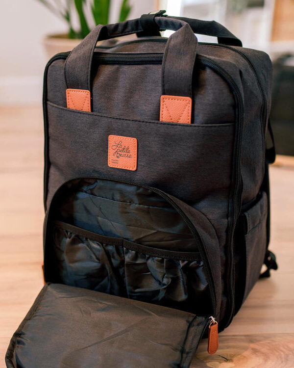LA PETITE OURSE | Sac à Couche Signature - Noir