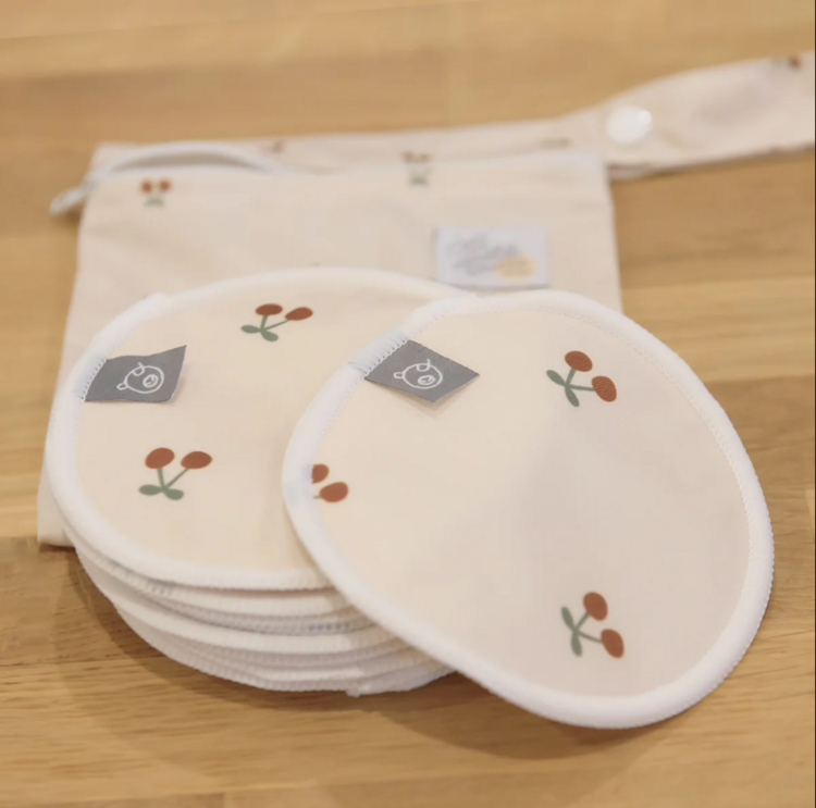 LA PETITE OURSE | Compresse d'Allaitement - Cerise