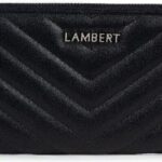 LAMBERT | Le Frida - Portefeuille matelassé en cuir vegan - Noir