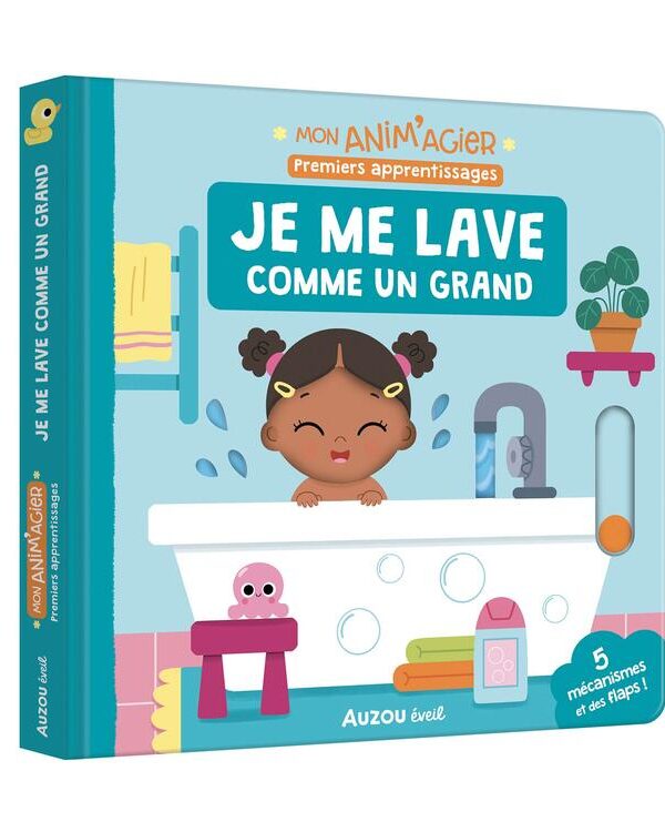 AUZOU | Mon Anim'agier Premiers Apprentissages - Je me lave comme un grand