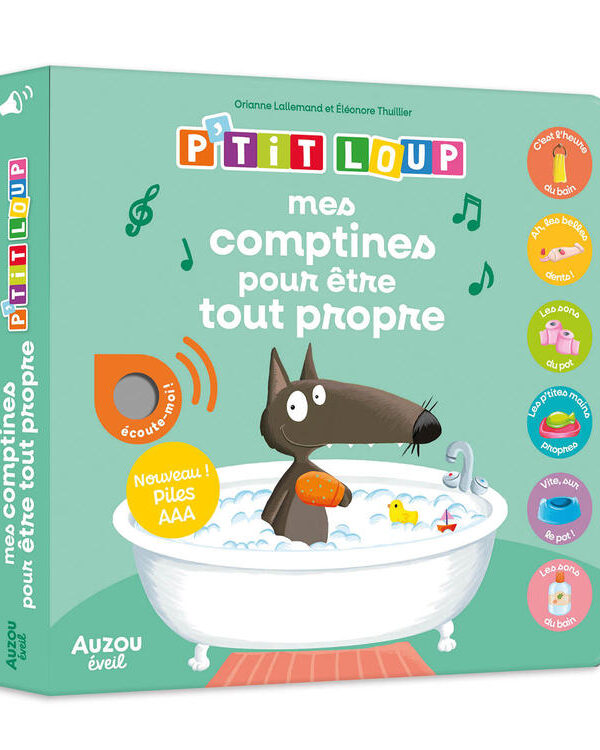 AUZOU | Mes comptines pour être tout propre