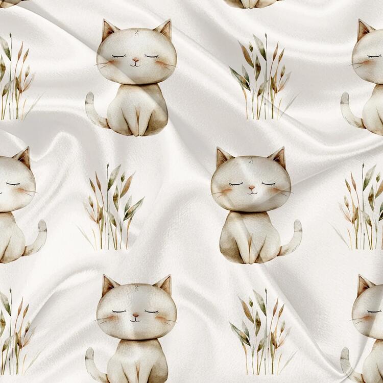 OLEOOPS | Couverture Minky - Chaton-ron-ron