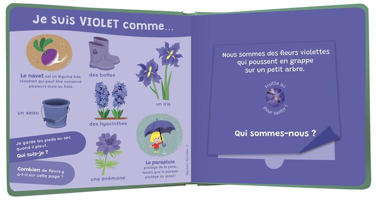 AUZOU | Mon Livre des Odeurs et des Couleurs - Le printemps
